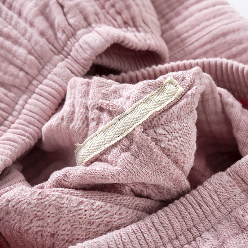 4重ガーゼレディースパジャマ 秋冬ルームウェア 綿100 女性