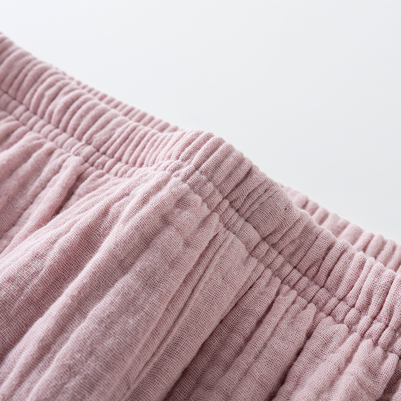 4重ガーゼレディースパジャマ 秋冬ルームウェア 綿100 女性