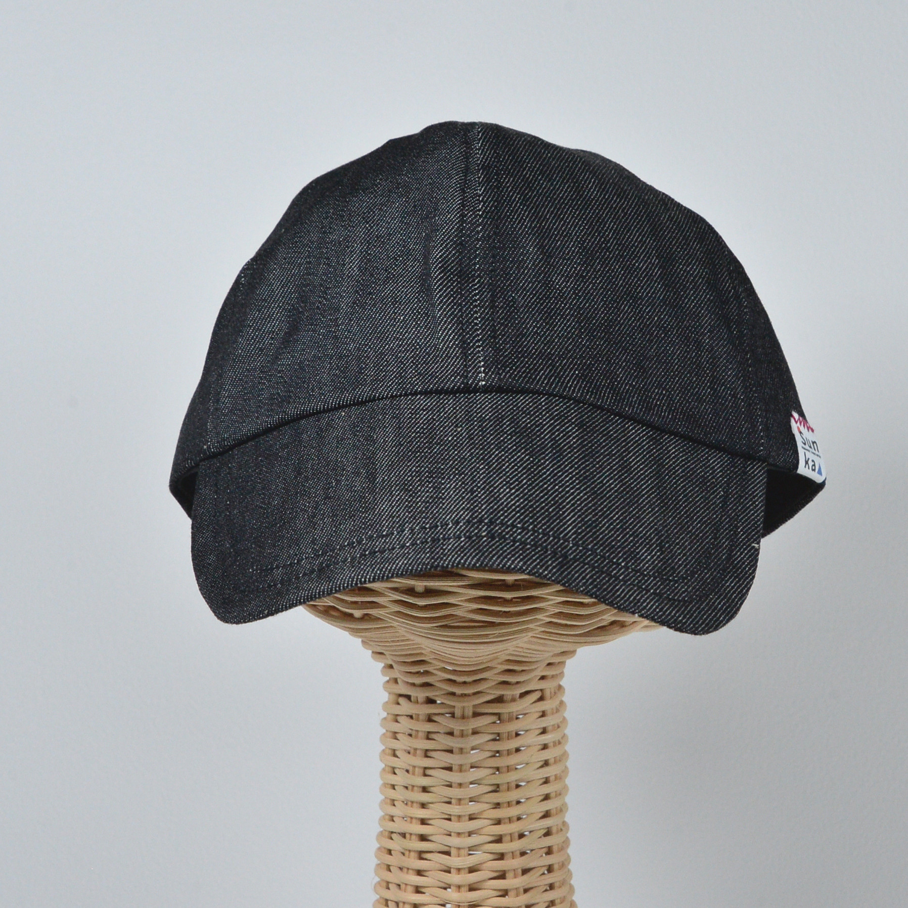 【Sunka キャップ】 ／オーガニックデニム／ユニセックス／シンプル／帽子