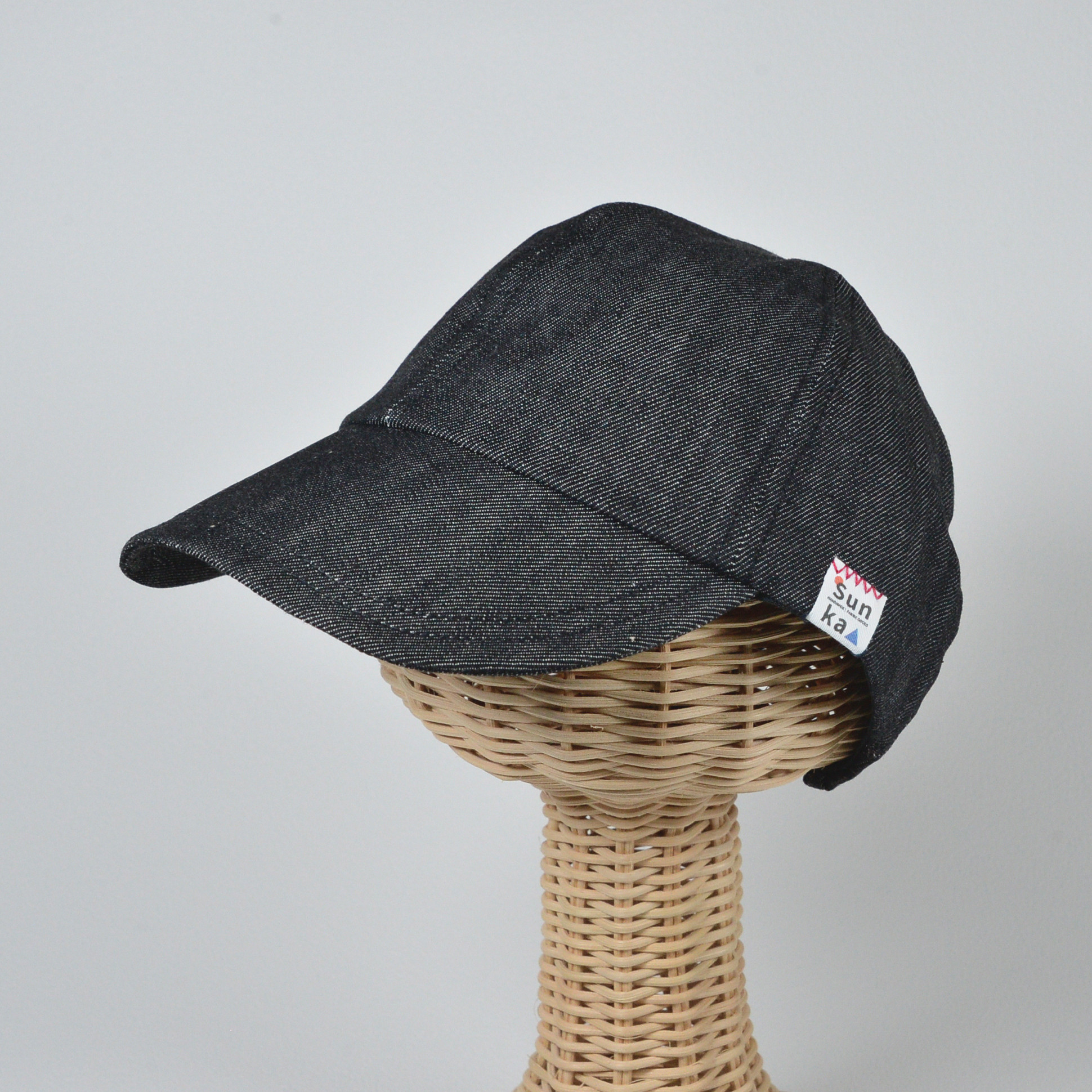 【Sunka キャップ】 ／オーガニックデニム／ユニセックス／シンプル／帽子