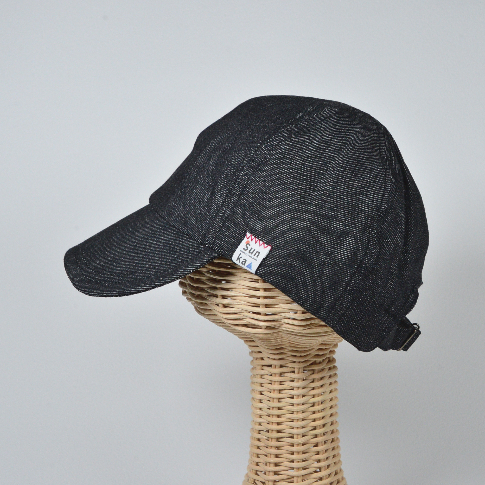 【Sunka キャップ】 ／オーガニックデニム／ユニセックス／シンプル／帽子