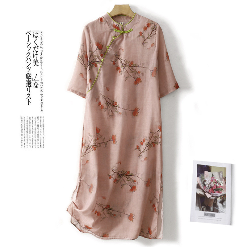 綿麻ワンピース 返品・交換可】品質最優先25-202