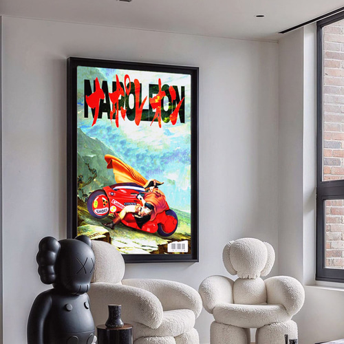 ナポレオン バイク デザイン パロディ ポスター A1サイズ 半光沢紙