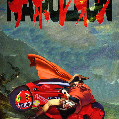 ナポレオン バイク デザイン パロディ ポスター A0サイズ 半光沢紙