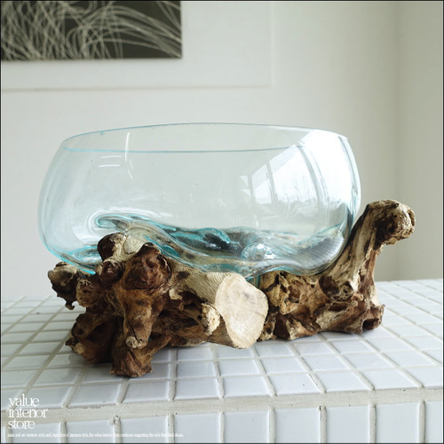 美品】 手吹き硝子 フラワーベース・アイアンホルダー - メルカリ 【美