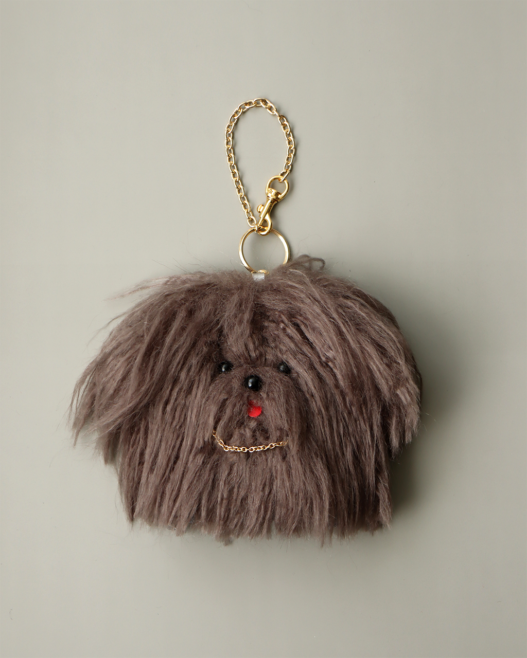 【受注生産】Long Haired Dog mini Pouch "FUJI"