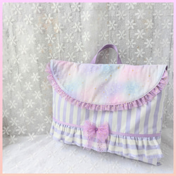 受注制作】防災頭巾カバー 背もたれ シマエナガ 防災頭巾カバー