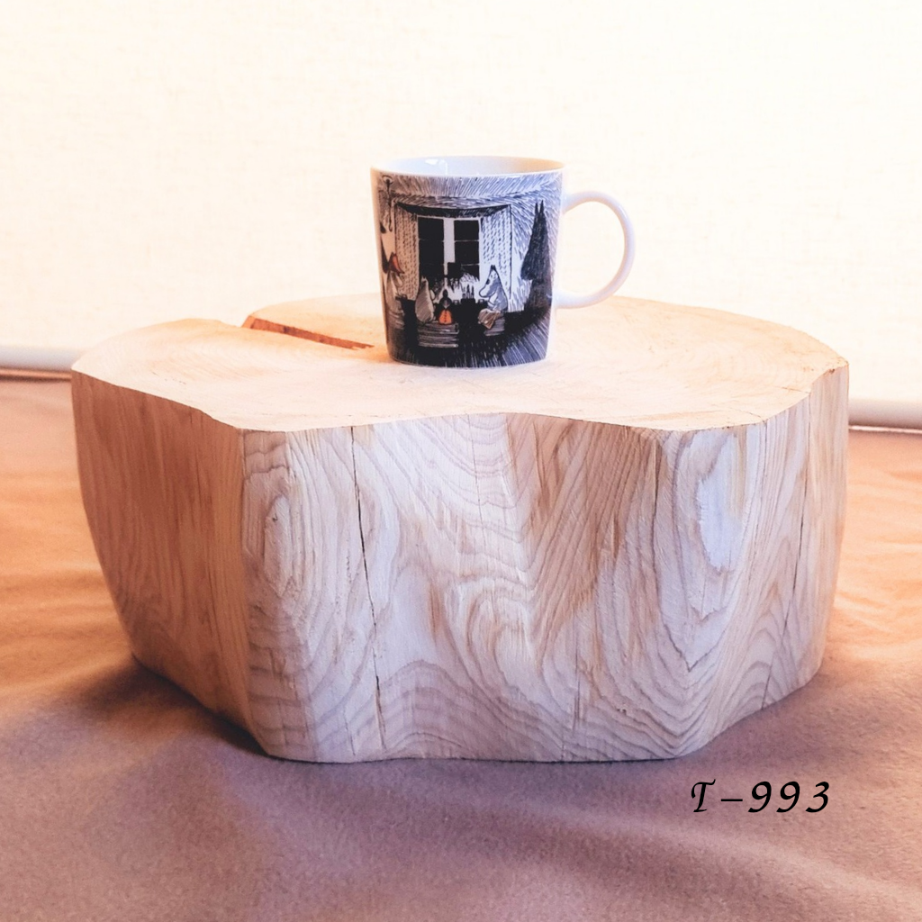 【セール品】天然アロマ 東濃ひのき テーブル 飾り台 無垢無塗装 オーガニック