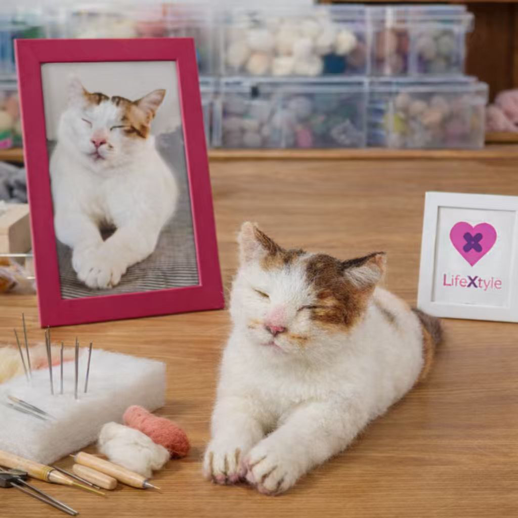 羊毛フェルト そっくり ペット オーダーメイド｜写真から作る ペットリアルぬいぐるみ｜愛猫 うちの子 ロス プレゼント