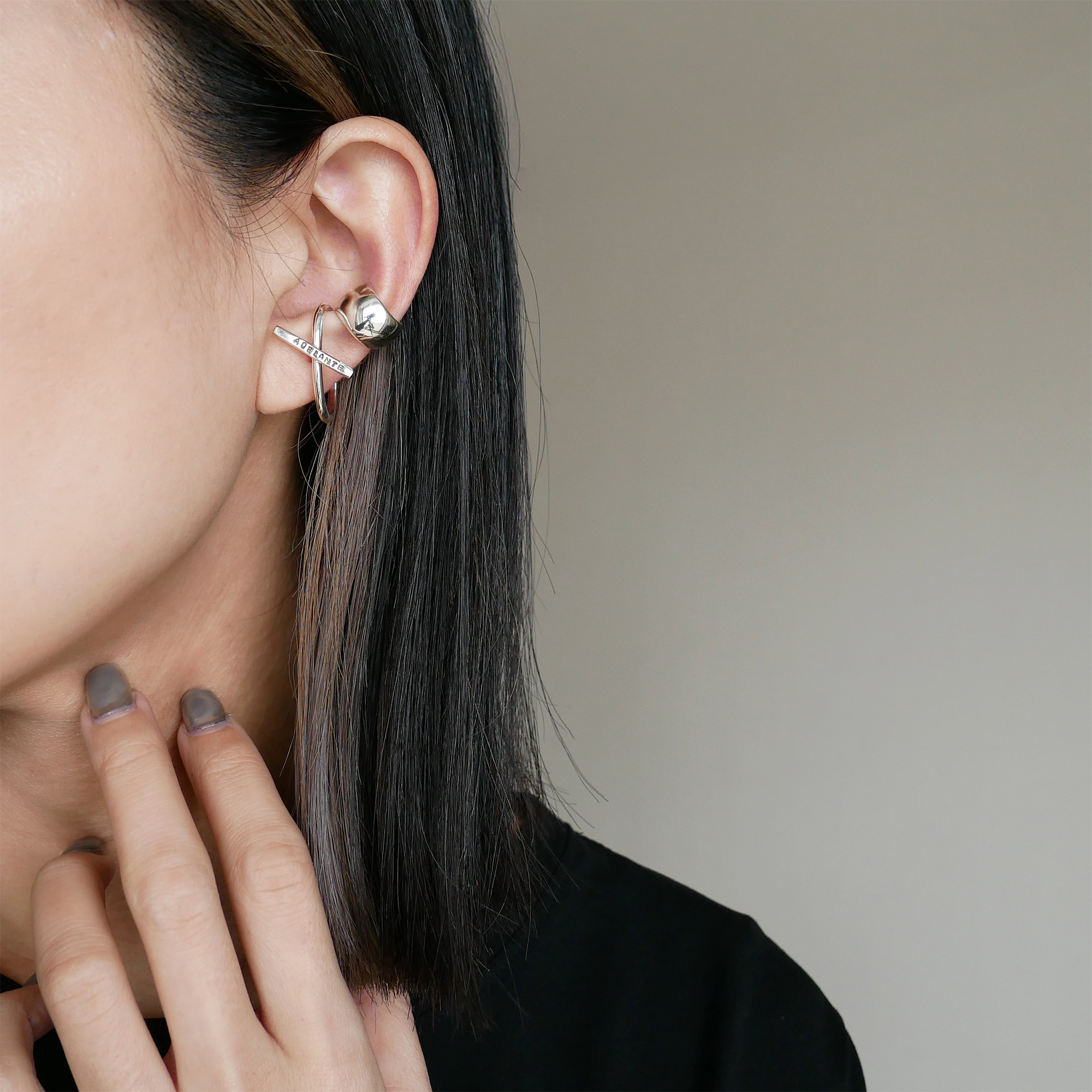 ミニカフ プランプ / silver　C155