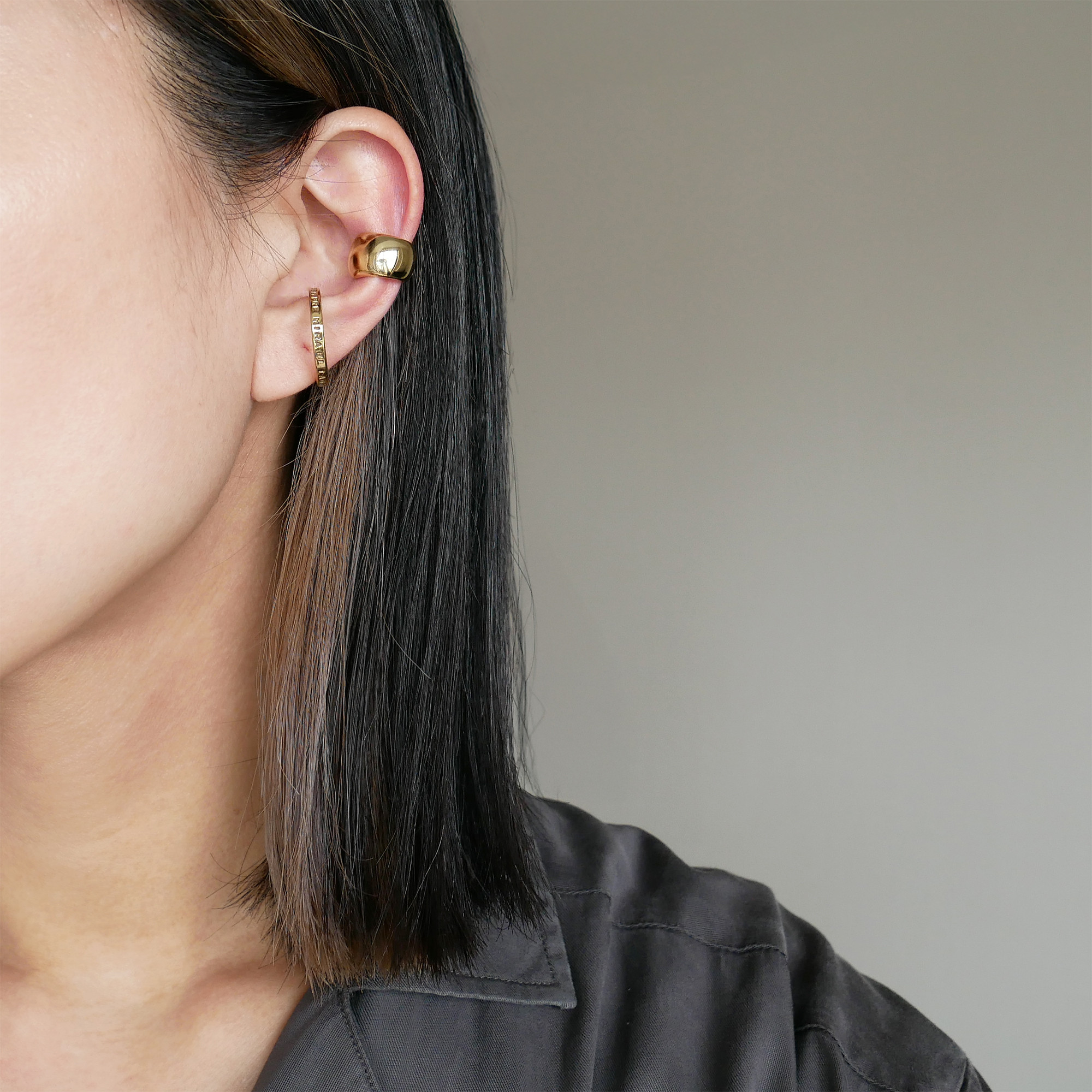 ミニカフ プランプ/ brass　C155