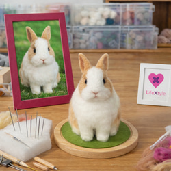 羊毛フェルト そっくり ウサギ オーダーメイド｜写真から作る ペット