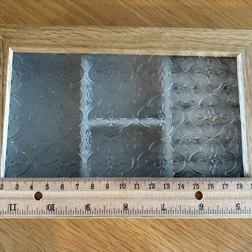 アンティーク調ガラスのアクセサリーケース ヴィンテージ ブロカント