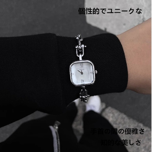 コンパクトで洗練されたブレスレット式、レディースの高ルックス腕時計