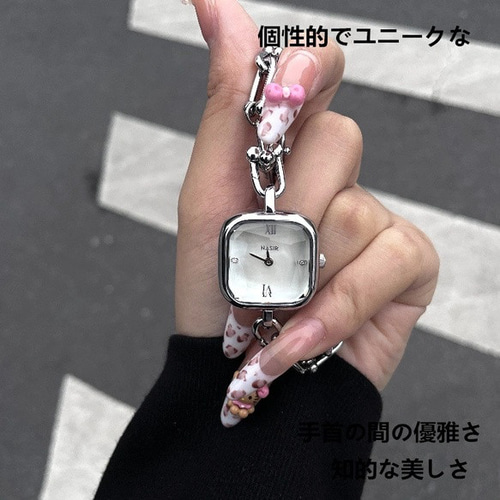 コンパクトで洗練されたブレスレット式、レディースの高ルックス腕時計