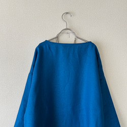 春夏　シンプルなトップス　リネン100% 4枚目の画像