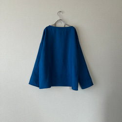 春夏　シンプルなトップス　リネン100% 2枚目の画像