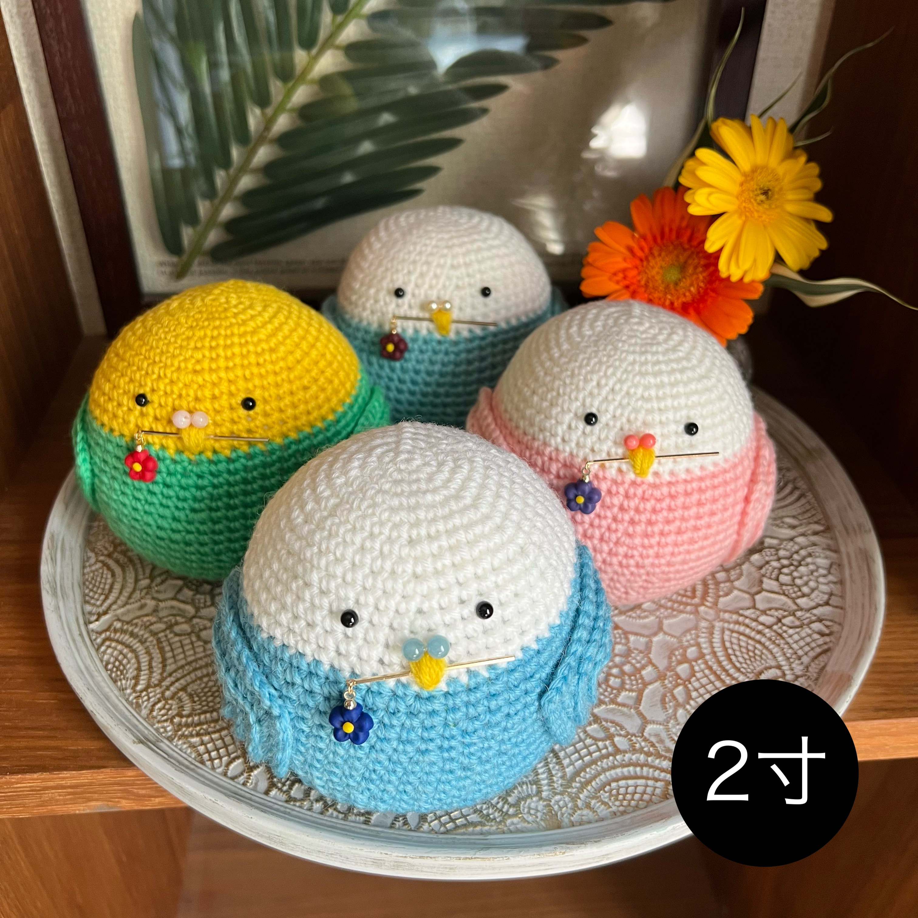 【受注製作品】小鳥の骨壺カバー（2寸用）