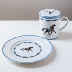 out M♡H様 クリスマス✧マグネットプレート クリスマスギフト・手作り絵付け磁器プレート】大丸浅皿/デザート