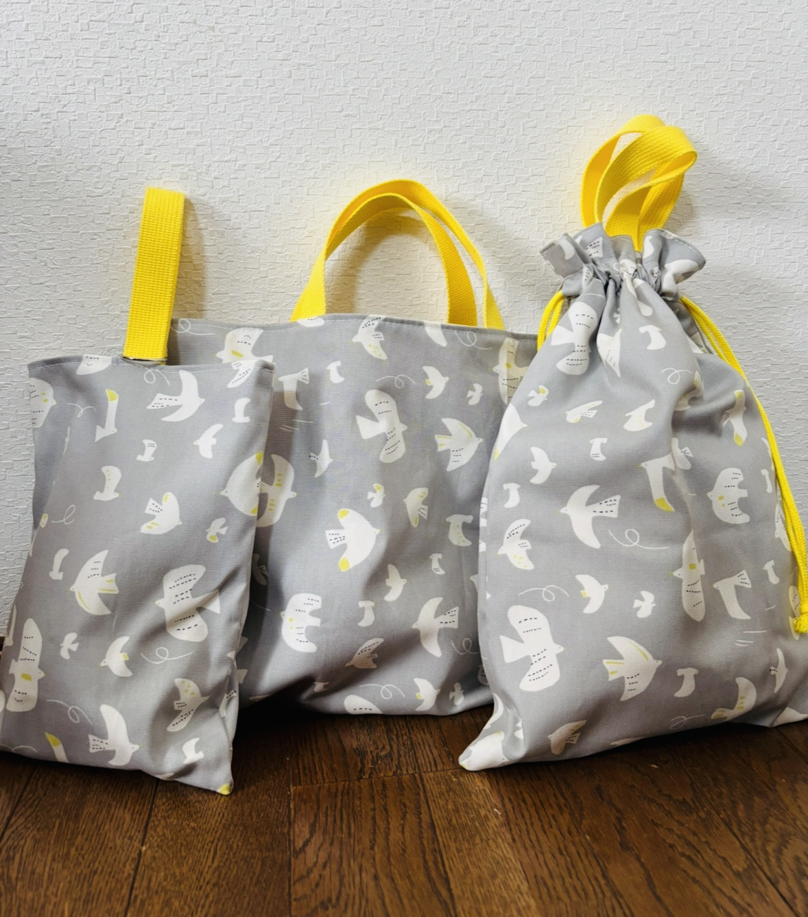 【入園入学】レッスンバッグ、お着替え袋、シューズ袋セット