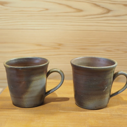 （mさま専用ページ）大容量　たっぷりのめる　大きな備前焼マグカップ（ザンギリ） 4枚目の画像