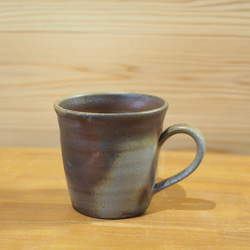 （mさま専用ページ）大容量　たっぷりのめる　大きな備前焼マグカップ（ザンギリ） 2枚目の画像