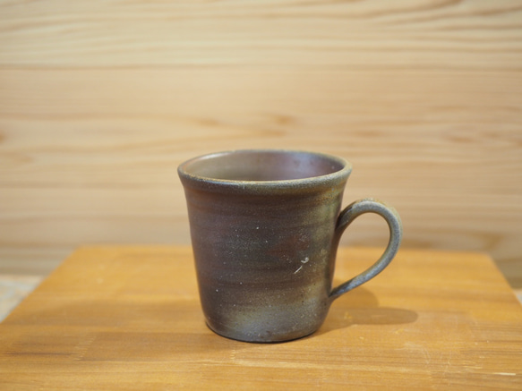 （mさま専用ページ）大容量　たっぷりのめる　大きな備前焼マグカップ（ザンギリ） 3枚目の画像