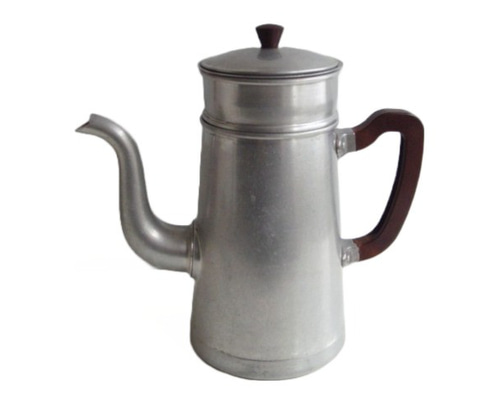 アルミ コーヒーポット フランス アンティーク パーコレーター TOURNUS