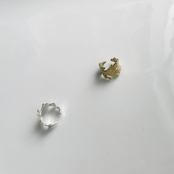 Herb leaf 〈真鍮 -Brass〉 3枚目の画像