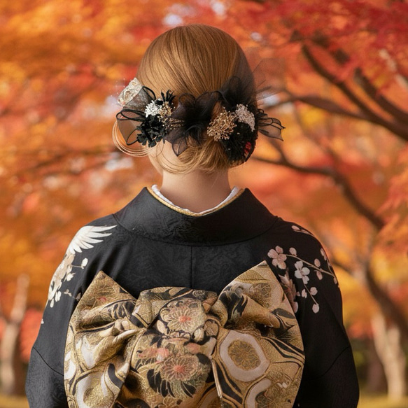 成人式 髪飾り【金箔付き】 和装 振袖 卒業式 浴衣 ヘアピン Chii 通販