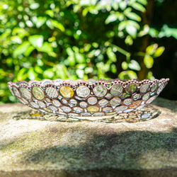 ステンドグラス オーバル型 お皿 中皿 GaGa_stainedglass 通販