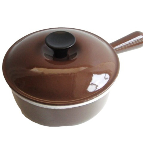 ル・クルーゼ ソースパン 18cm 茶 ヴィンテージ LE CREUSET 片手