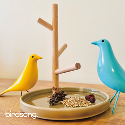 とまりば】止まり木＋フラットプレート 鳥さんの休憩場所に おもちゃ