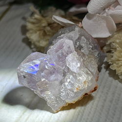天からの祝福✨　アナンダライト　水晶　レインボークォーツ　原石　クラスター 天からの祝福✨ アナンダライト 水晶 レインボークォーツ 原石