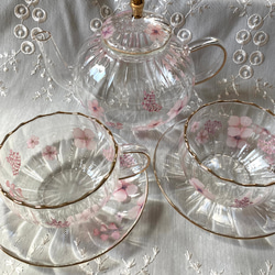 パート・ド・ヴェール おちょこ 藤色 ガラス作家 佐伯泰典作 おちょこ