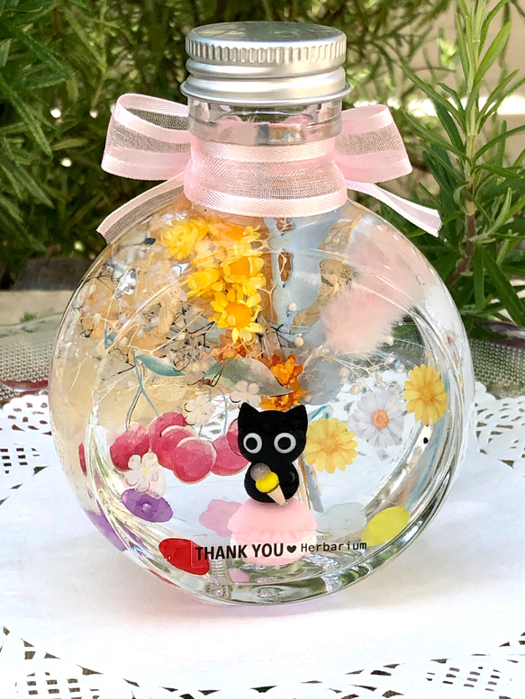 猫ちゃんハーバリウム♡夏スイーツランドの美味しい時間　＊＊サマーギフト　夏限定新作 2枚目の画像