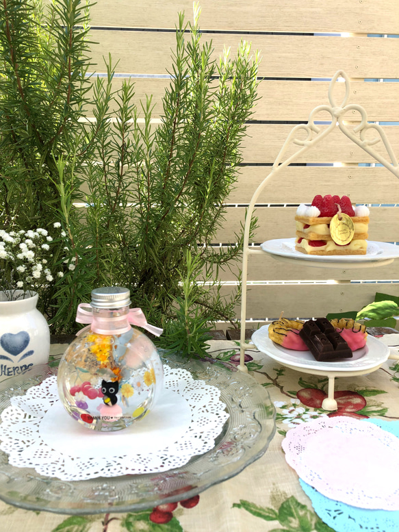 猫ちゃんハーバリウム♡夏スイーツランドの美味しい時間　＊＊サマーギフト　夏限定新作 7枚目の画像
