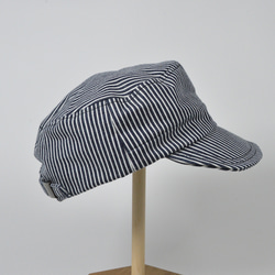 Sunka ワークキャップ ／国産デニム／ユニセックス／シンプル／帽子 6枚目の画像