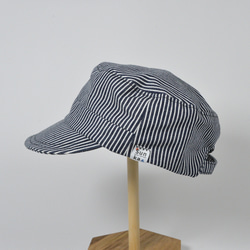 Sunka ワークキャップ ／国産デニム／ユニセックス／シンプル／帽子 2枚目の画像