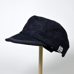 Sunka ワークキャップ ／国産デニム／ユニセックス／シンプル／帽子 18枚目の画像