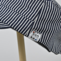 Sunka ワークキャップ ／国産デニム／ユニセックス／シンプル／帽子 9枚目の画像