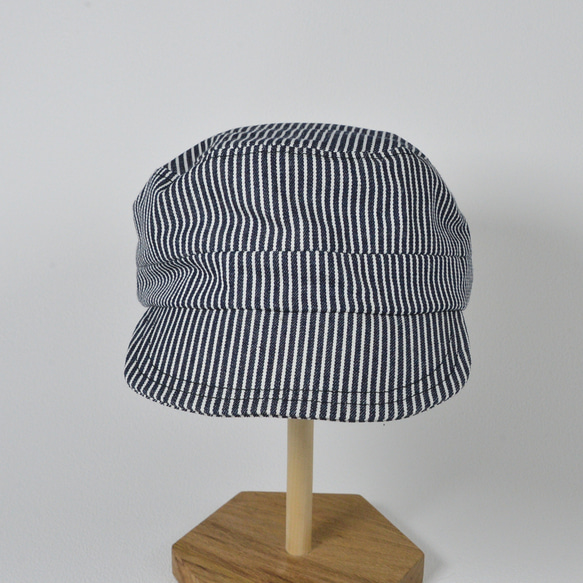 Sunka ワークキャップ ／国産デニム／ユニセックス／シンプル／帽子 3枚目の画像