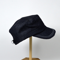 Sunka ワークキャップ ／国産デニム／ユニセックス／シンプル／帽子 16枚目の画像