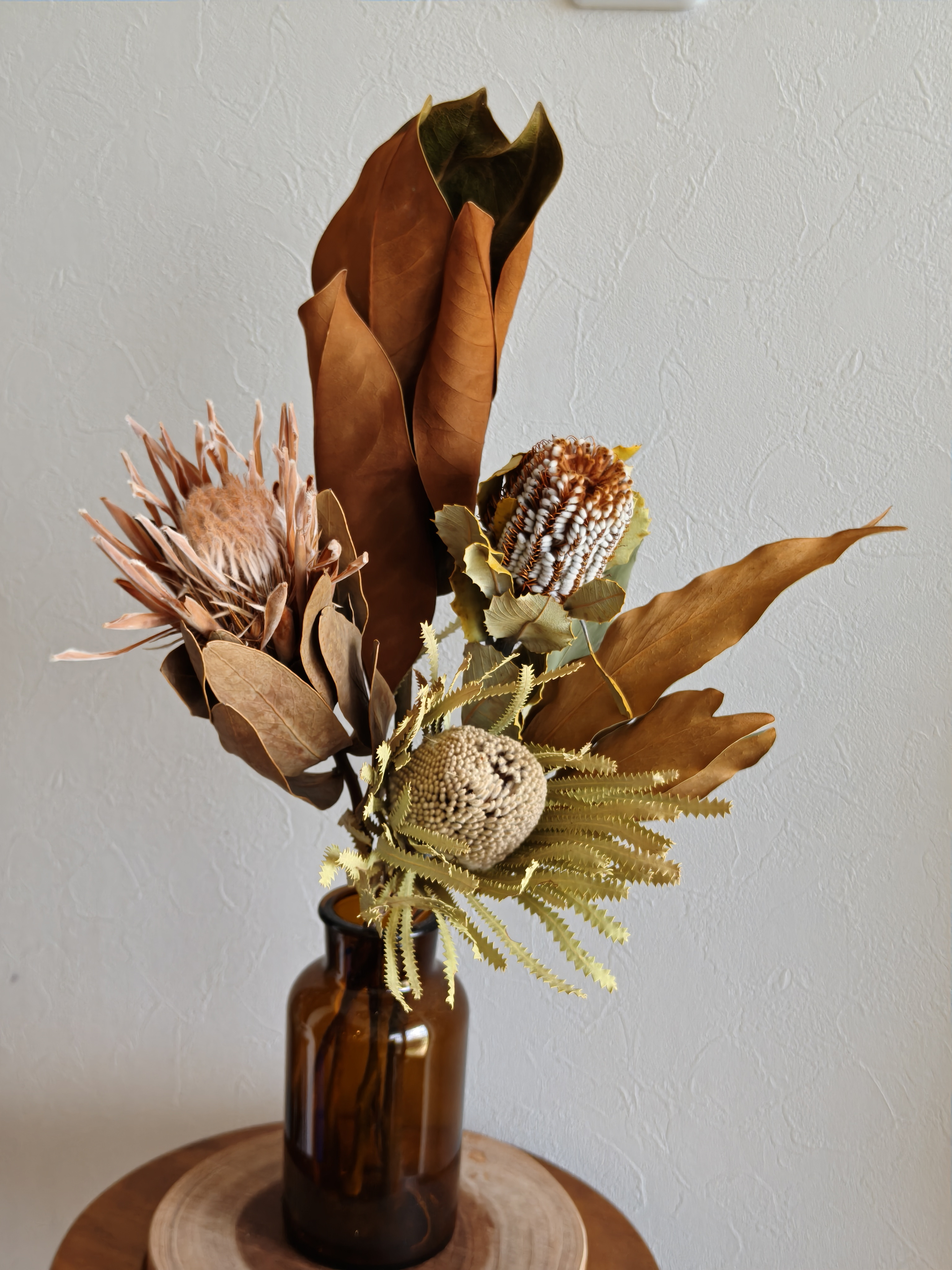 ワイルドドライフラワーの5本セット　男前インテリア　店舗装飾　開店祝い　模様替え　プレゼント　新築祝い　秋の福袋