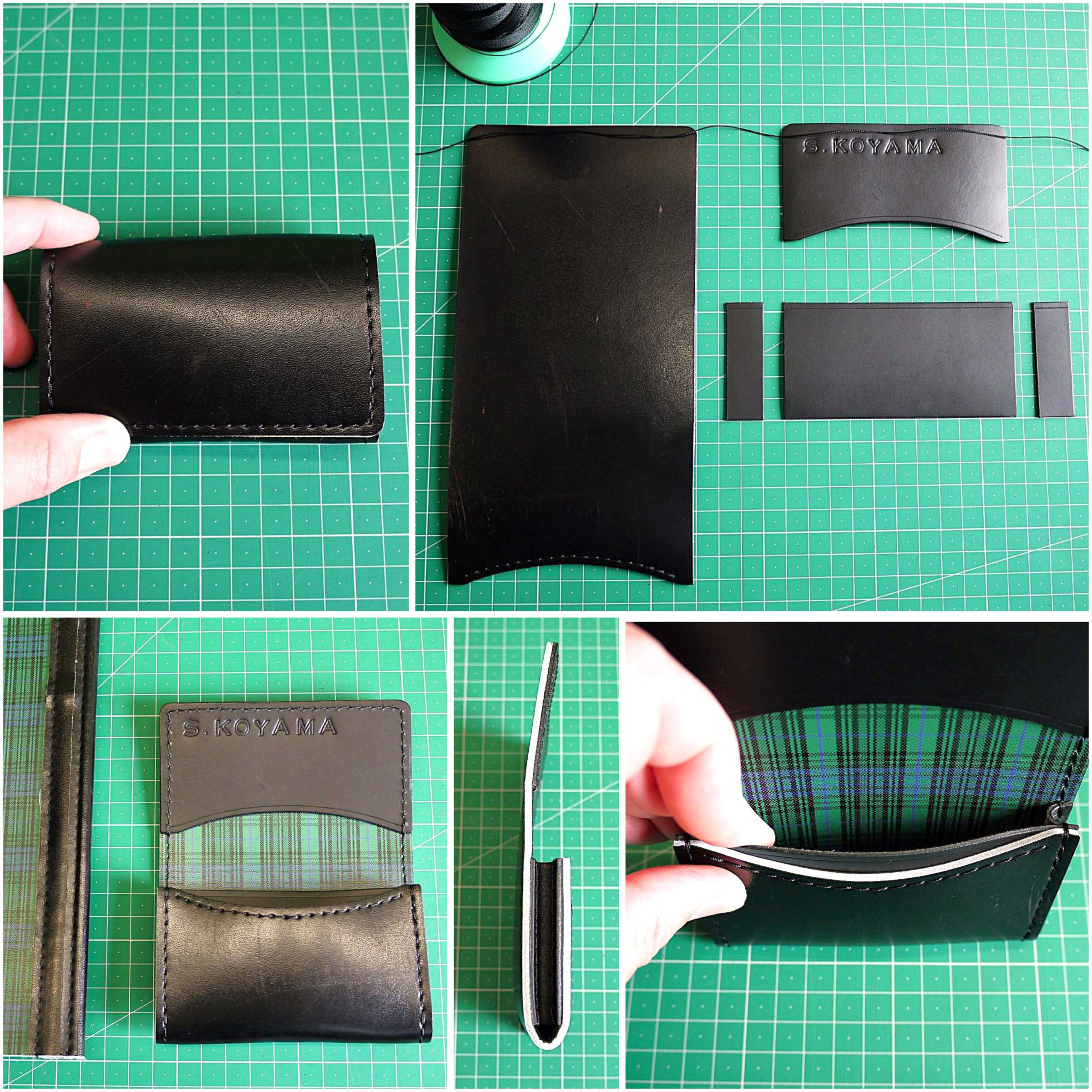 ランドセルリメイク　その12「マチ付きの名刺入れ」受注生産です。※オプション有り