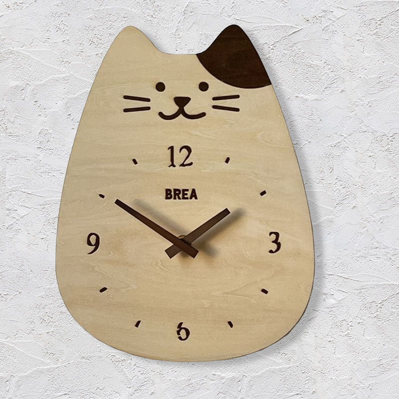 壁掛け時計 猫 No.2 BREA-1944
