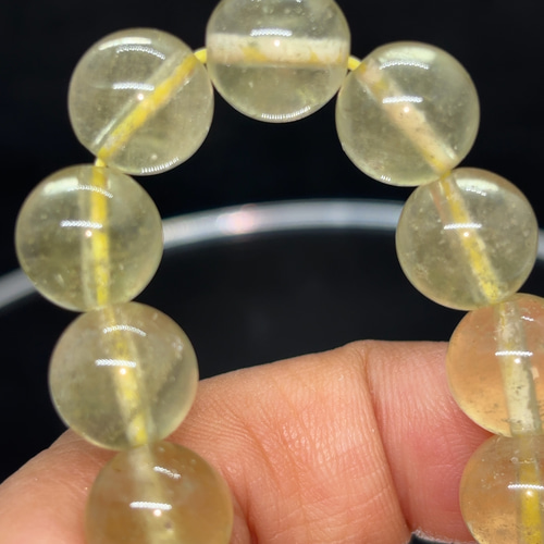 リビアングラス　10ミリ 動画】【粒売り】リビアングラス ラウンド10mm 1粒 - 天然石ビーズ