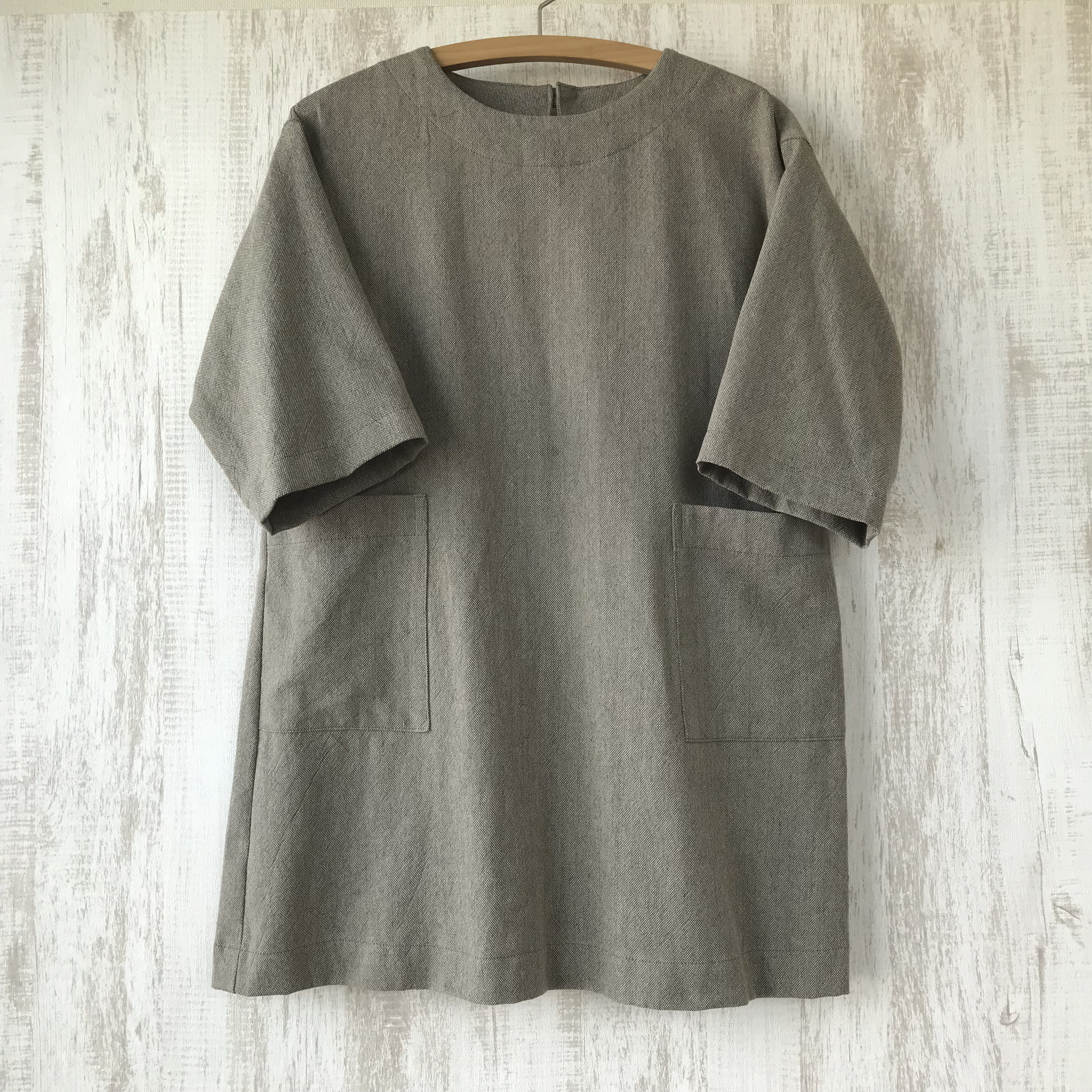 無地　ゆったり　チュニック