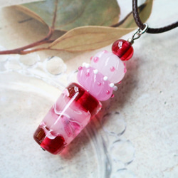 柏餅とちまき　ガラス細工　ミニチュア ガラスのミニチュア和菓子 練り切りと柏餅 小さなガラスの置き