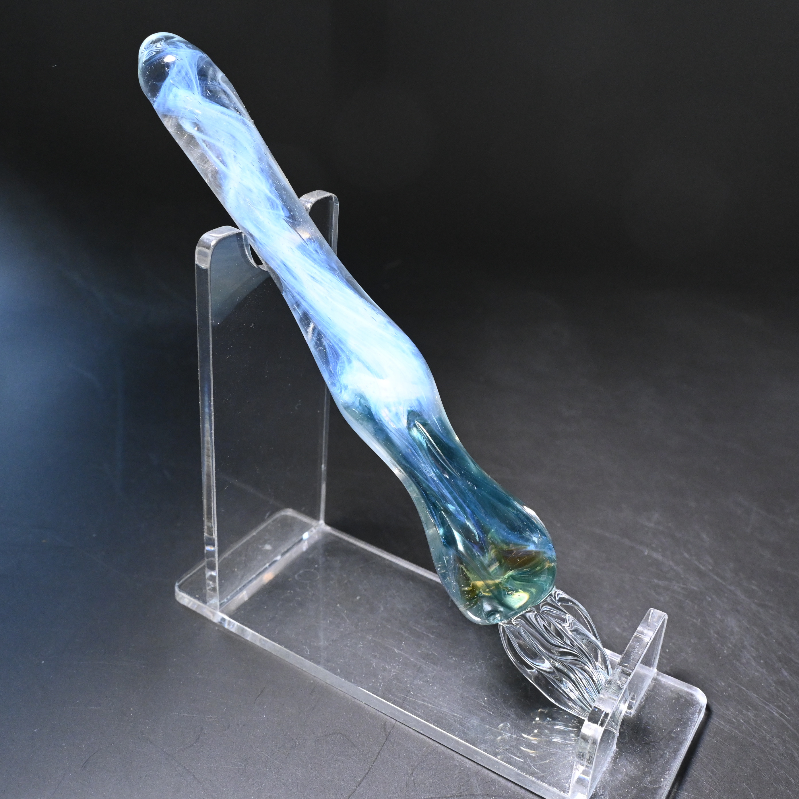 ガラスペンno22 青と黄色